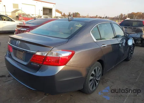 2015 Honda Accord Hybrid Ex-L из США, поврежденный, VIN 1HGCR6F55FA014683